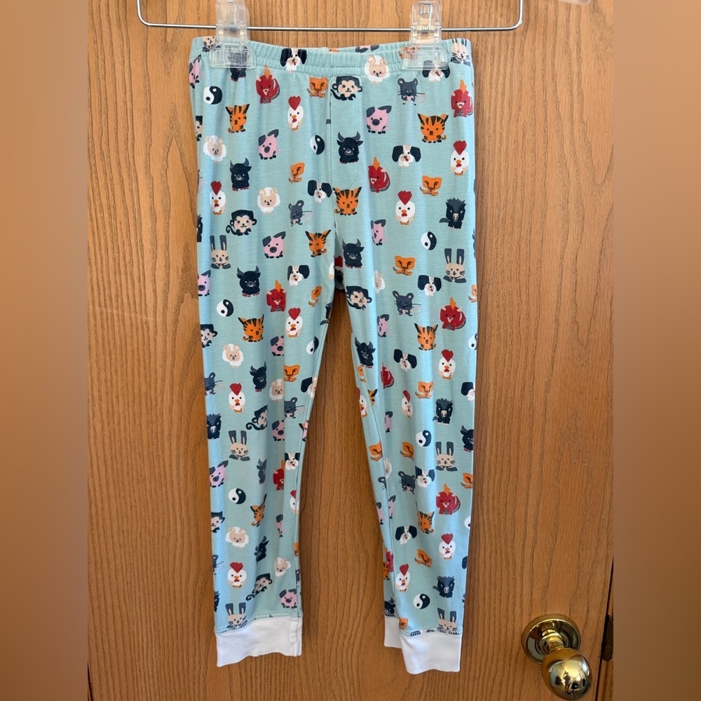 ROLLER RABBIT Chinese New Year Long Sleeve Kids Pima Cotton Pajama Set Size 8 - Picture 7 of 14